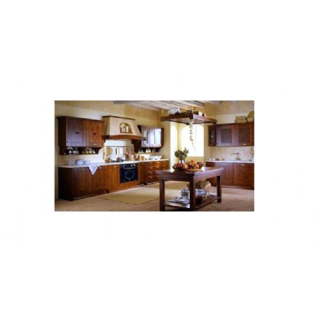 CUCINA SU MISURA IN TULIPIE MASSICCIO