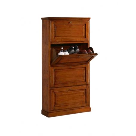 SCARPIERA 4 ANTE VERNICIATA ANTICHIZZATA.