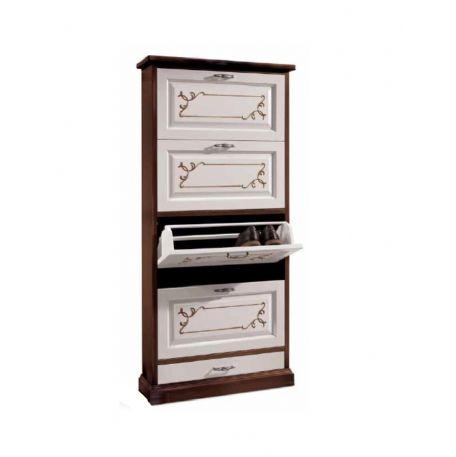 SCARPIERA 4 ANTE E UN CASSETTO