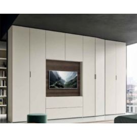 ARMADIO A BATTENTE ARMADIO A BATTENTE CON  PORTA TV CON SCHIENALE GIREVOLE.