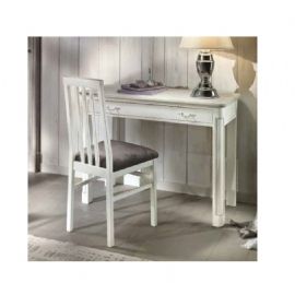 SCRITTOIO 1 CASSETTO GAMBE INTAGLIATE SUL ROTONDO