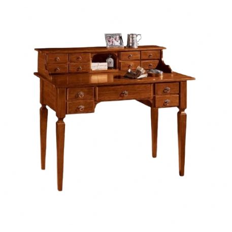 SCRITTOIO 13 CASSETTI  GAMBE A SPILLO