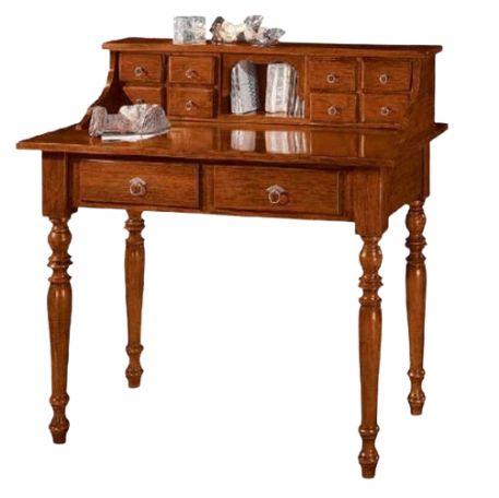 SCRITTOIO 10 CASSETTI  GAMBE TORNITE