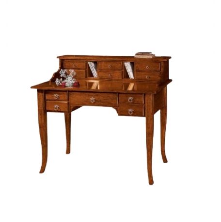 SCRITTOIO 11 CASSETTI  GAMBE TORNITE