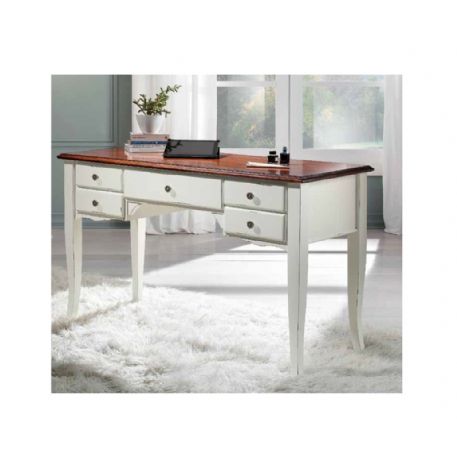 SCRIVANIA 5 CASSETTI  GAMBE A SCIABOLA