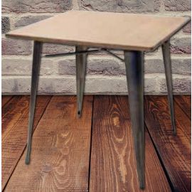 TAVOLO  IN ACCIAIO VERNICIATO