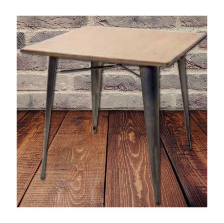 TAVOLO  IN ACCIAIO VERNICIATO