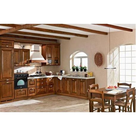 CUCINA SU MISURA IN NOCE