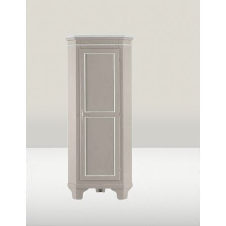 ANGOLIERA 1 PORTA  LACCATA GRIGIO  ANTICHIZZATA.