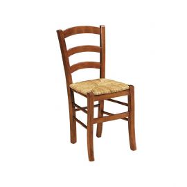 SEDIA RUSTICHE IN PAGLIA IN LEGNO MASSELLO