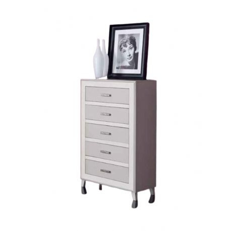 CASSETTIERA 5 CASSETTI LACCATA