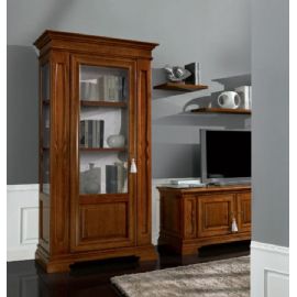 ARGENTIERA 1 ANTA SINISTRA TUTTA  A  VETRO E PANNELLI BUGNATI.