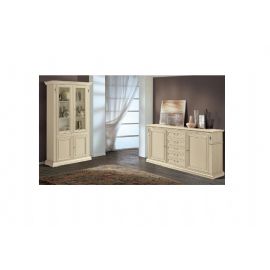 SOGGIORNI LACCATI CREDENZONE E VETRINA