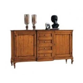 CREDENZA DUE PORTE DUE CASSETTI