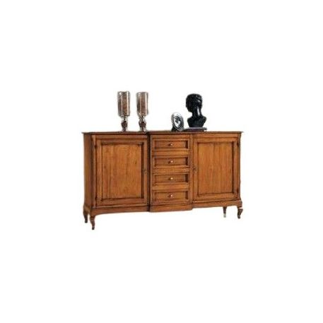 CREDENZA DUE PORTE DUE CASSETTI