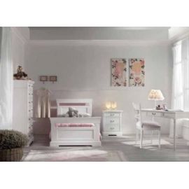 CAMERA SINGOLA PER RAGAZZI LACCATA CON ARMADIO DUE PORTE