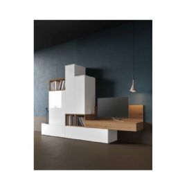 SOGGIORNO CON CASSETTI E BASE SOSPESA