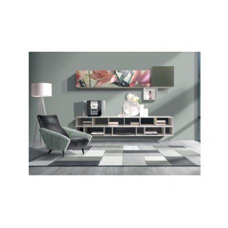 SOGGIORNO SOSPESO CON SERIGRAFIE