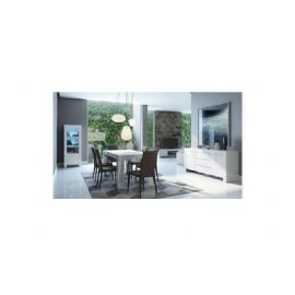 SOGGIORNO COMPLETO LACCATO BIANCO LUCIDO