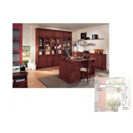 SOGGIORNO A STUDIO COMPONIBILE AD ANGOLO PIU SCRIVANIA