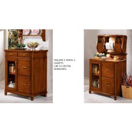  TAGLIERE 1  PORTA  2 CASSETTI VERNICIATO