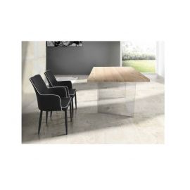 TAVOLO CON SUPPORTO IN VETRO