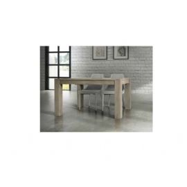 TAVOLO IN ROVERE PATINATO CON SEDIE PIU CREDENZA PATINATA
