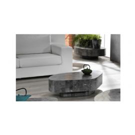 TAVOLINO A TRAPEZIO  IN PIETRA FOSSILE