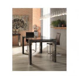 TAVOLO GAMBE IN PIETRA FOSSILE COLORE SNAKE SKIN