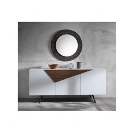 SPECCHIERA PIETRA FOSSILE ROTONDA