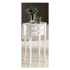 TAVOLINO OVALINE BIANCO