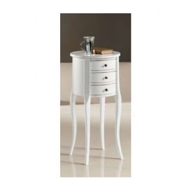 TAVOLINO OVALINE BIANCO