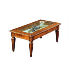 TAVOLINO CON INTAGLIO NEL PERIMETRO