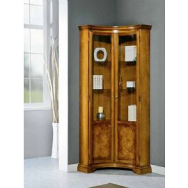 VETRINA  ANGOLO SAGOMATO 2 PORTE ALTA