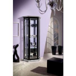 VETRINA BISELLATA CON VETRI