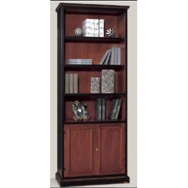 LIBRERIA 2  VANI DUE ANTE 1 VANO A GIORNO E DUE ANTE A VETRO  ANTICHIZZATA