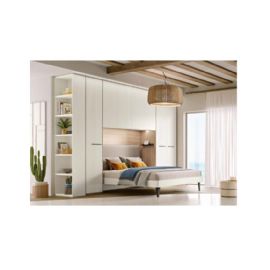 CAMERA A PONTE COLORE  SEQUOIA E BIANCO