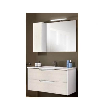 BAGNO 2 CASSETTI PIU COLONNA OLMO BIANCO