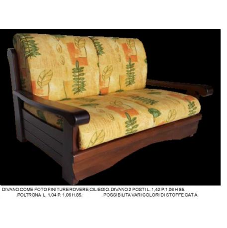 DIVANO FINITURE IN ROVERE