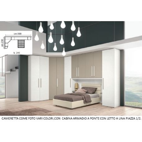 CAMERETTA DA LETTO COMPLETA
