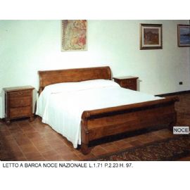 LETTO MATRIMONIALE SAGOMATO MASSICCIO