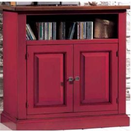 PORTA TV 2 ANTE CON VANO LACCATO