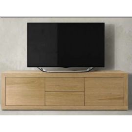 PORTA TV ROVERE SPAZZOLATO