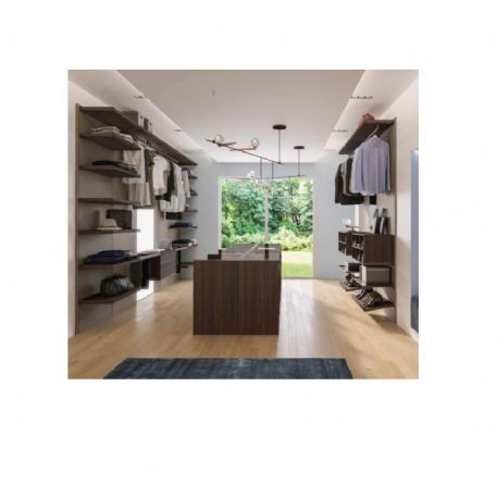 CABINA BOISERY TEXTURE E BROWN +CONSOLLE TEAK