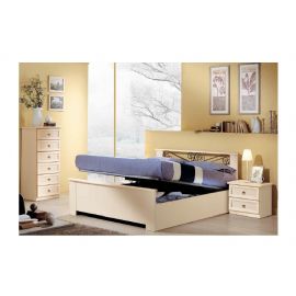 CAMERA CON SETTIMINO 2 COMODINI PIU LETTO CON CONTENITORE