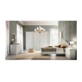 CAMERA MATRIMONIALE COMPLETA CON ARMADIO 3 ANTE SCORREVOLE