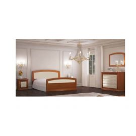 CAMERA COMPLETE COMPOSE LACCATA E VERNICIATA IN CILIEGIO