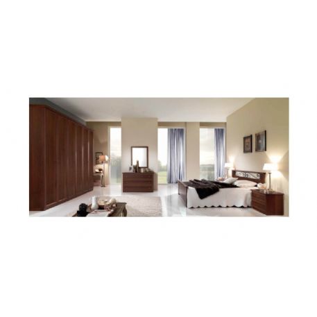 CAMERA PATINATA NOCE COMPLETA