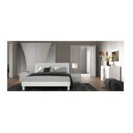 CAMERA COMPLETA IN FRASSINO GESSO