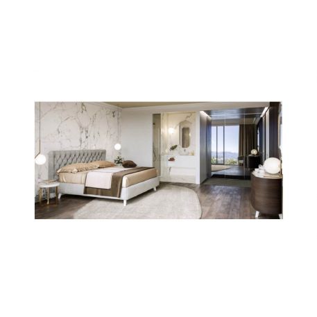 CAMERA DA LETTO MODERNA CON COMO ROTONDA